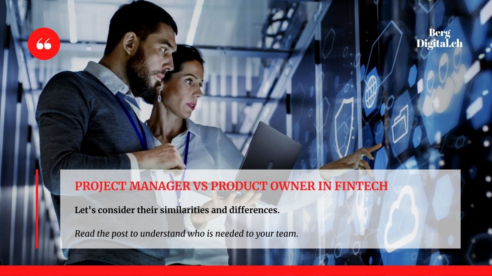 Product Owner vs. Project Manager. BergDigital.ch
