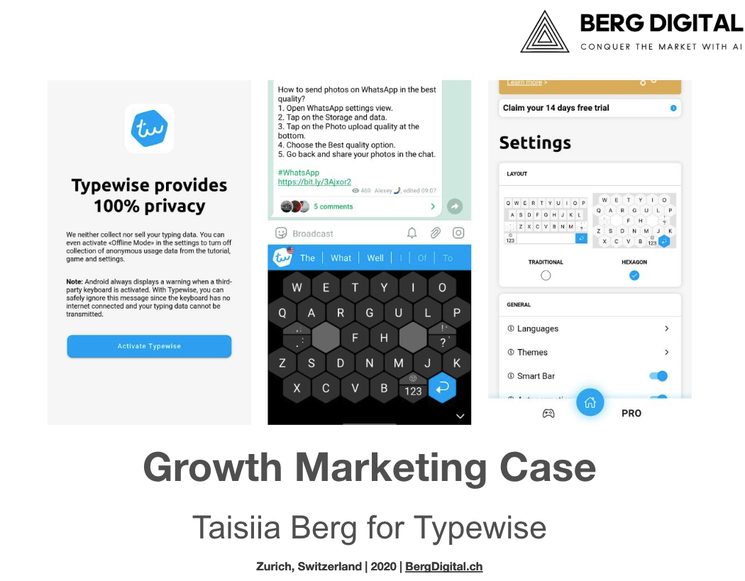 Berg Digital. Business cases. Marketing strategy and advertising