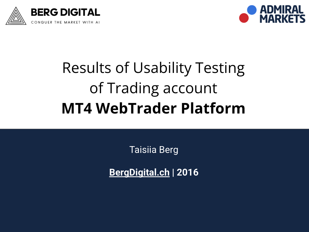 Berg Digital. Business cases. Usability Testing