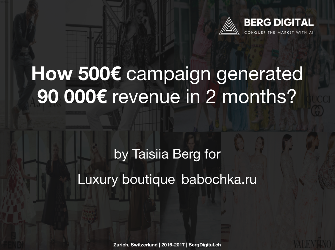 Berg Digital. Business cases. Marketing strategy